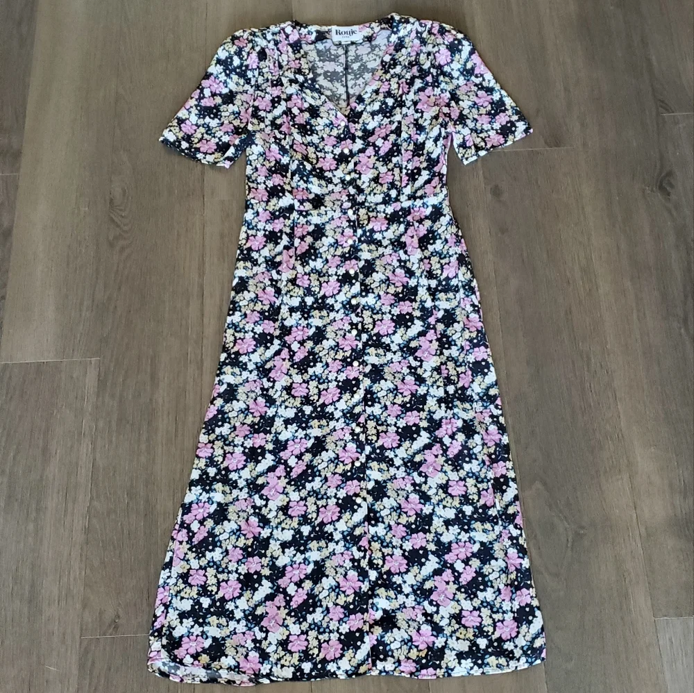 ๐ 5X HOST PICK ๐ Rouje Paris Mathilde Floral Dress - Picture 12 of 14